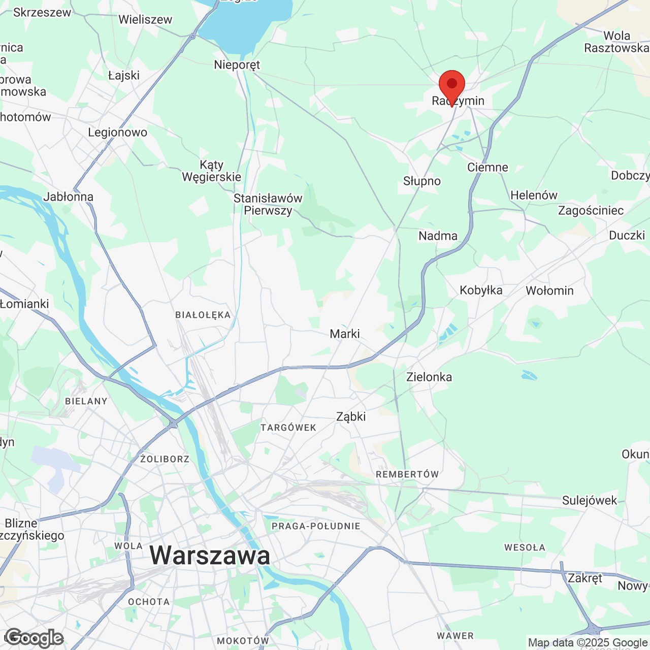 Mapa lokaliacji Ogrody Przyjaciół