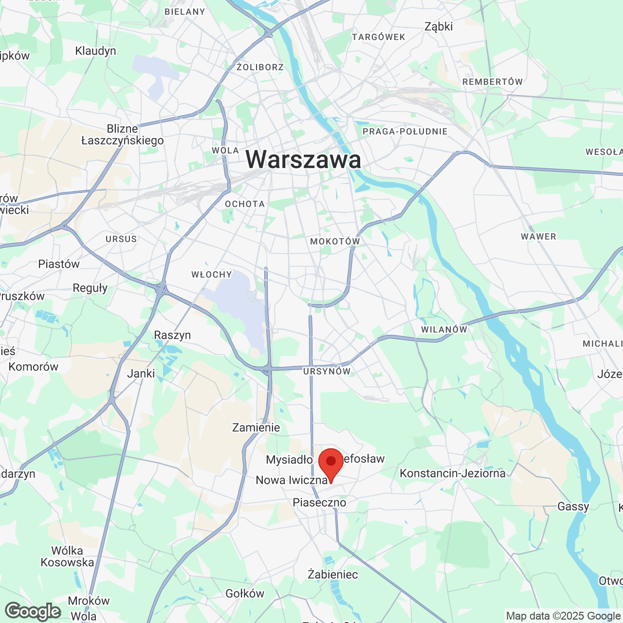 Mapa lokaliacji Osiedle Osowiecka