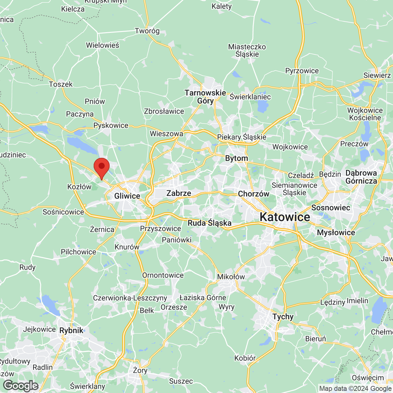 Mapa lokaliacji Murapol Osiedle Szafirove