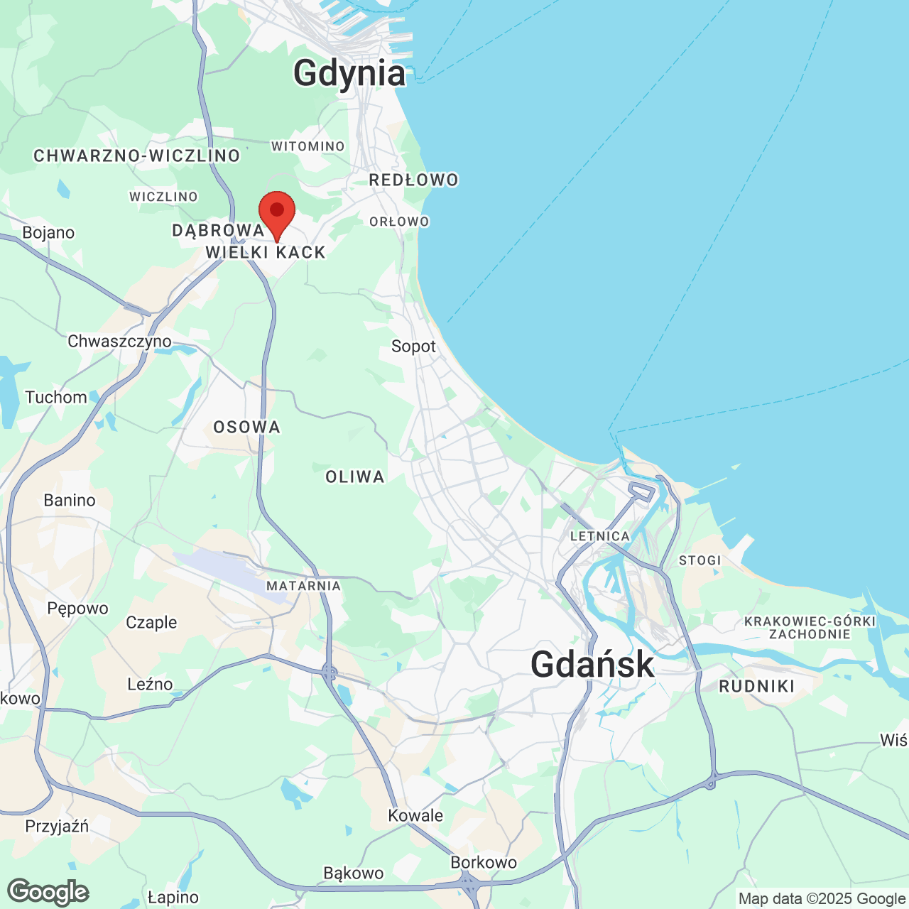 Mapa lokaliacji Gdynia, ul. Jana Kazimierza