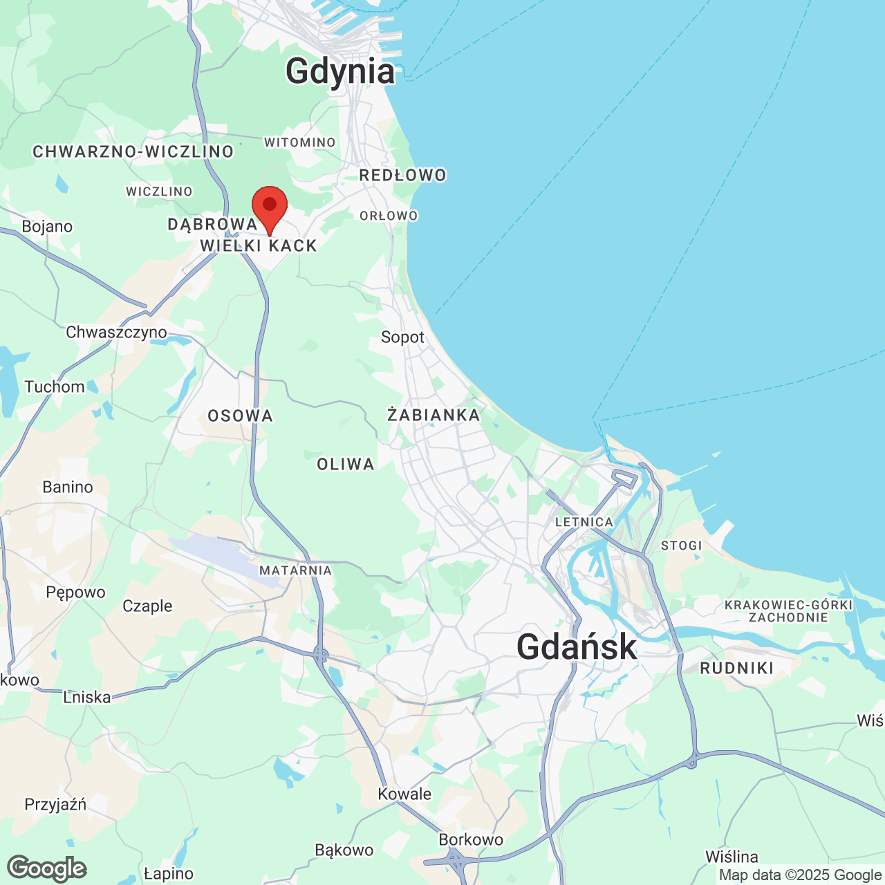 Mapa lokaliacji Bojano, ul. Chrobrego