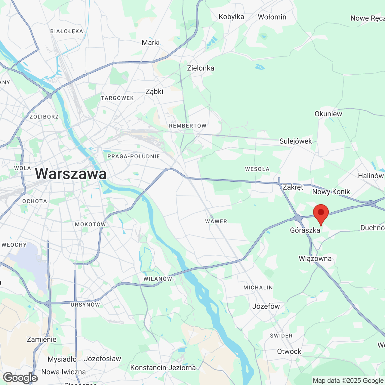 Mapa lokaliacji Osiedle Góraszka