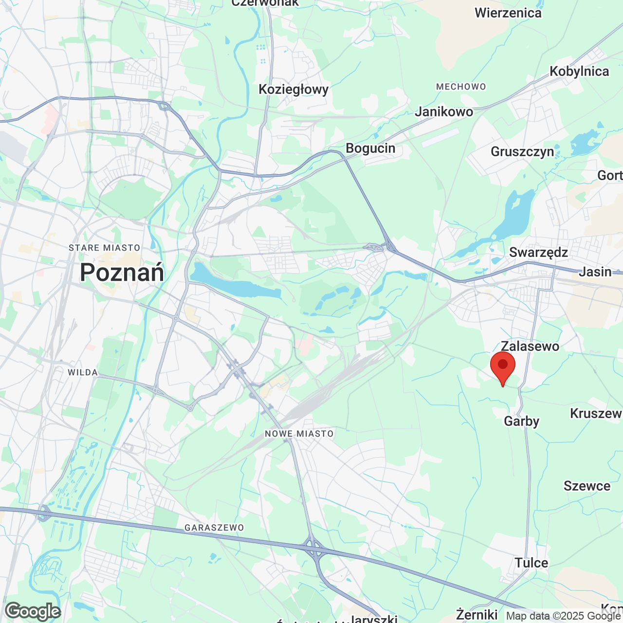 Mapa lokaliacji Na Miasteczku