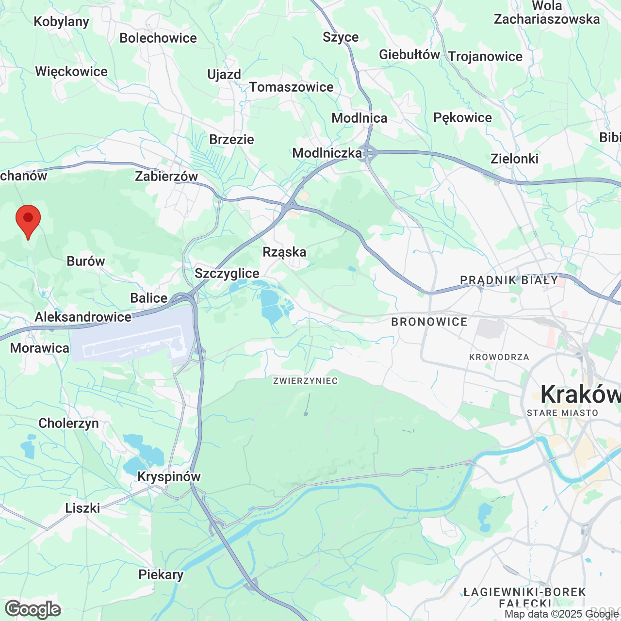 Mapa lokaliacji Domy Kleszczów