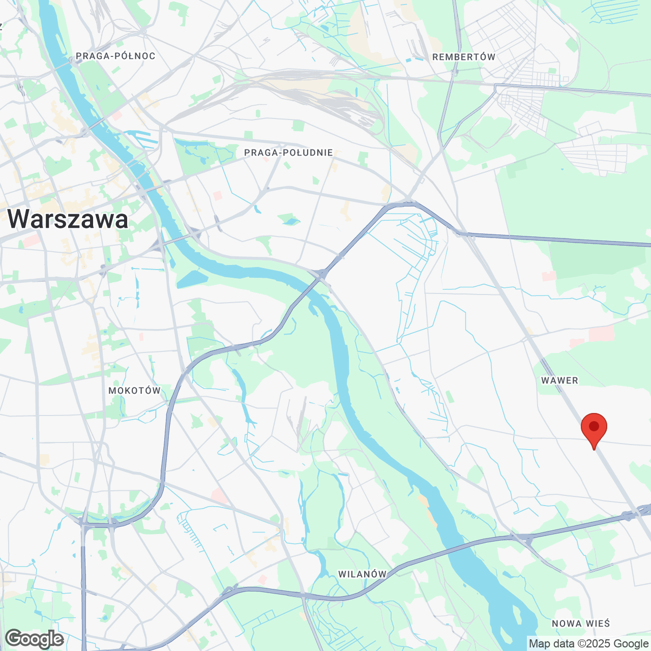 Mapa lokaliacji Ogrody Bysławska