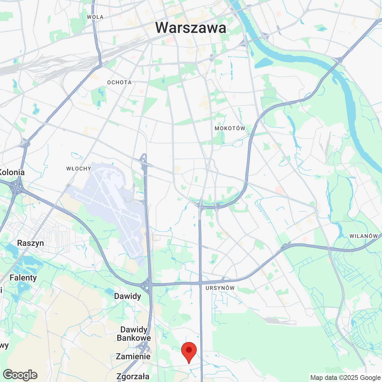 Mapa lokaliacji Viva Piastów