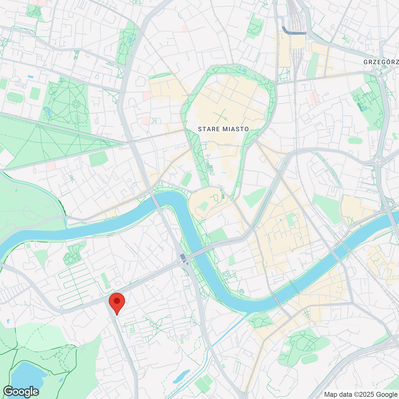 Mapa lokaliacji Wiślane Klimaty