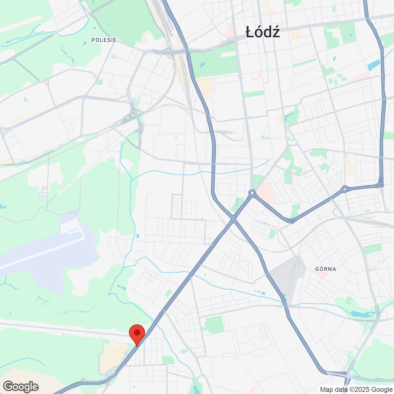 Mapa lokaliacji Zielone Ogrody