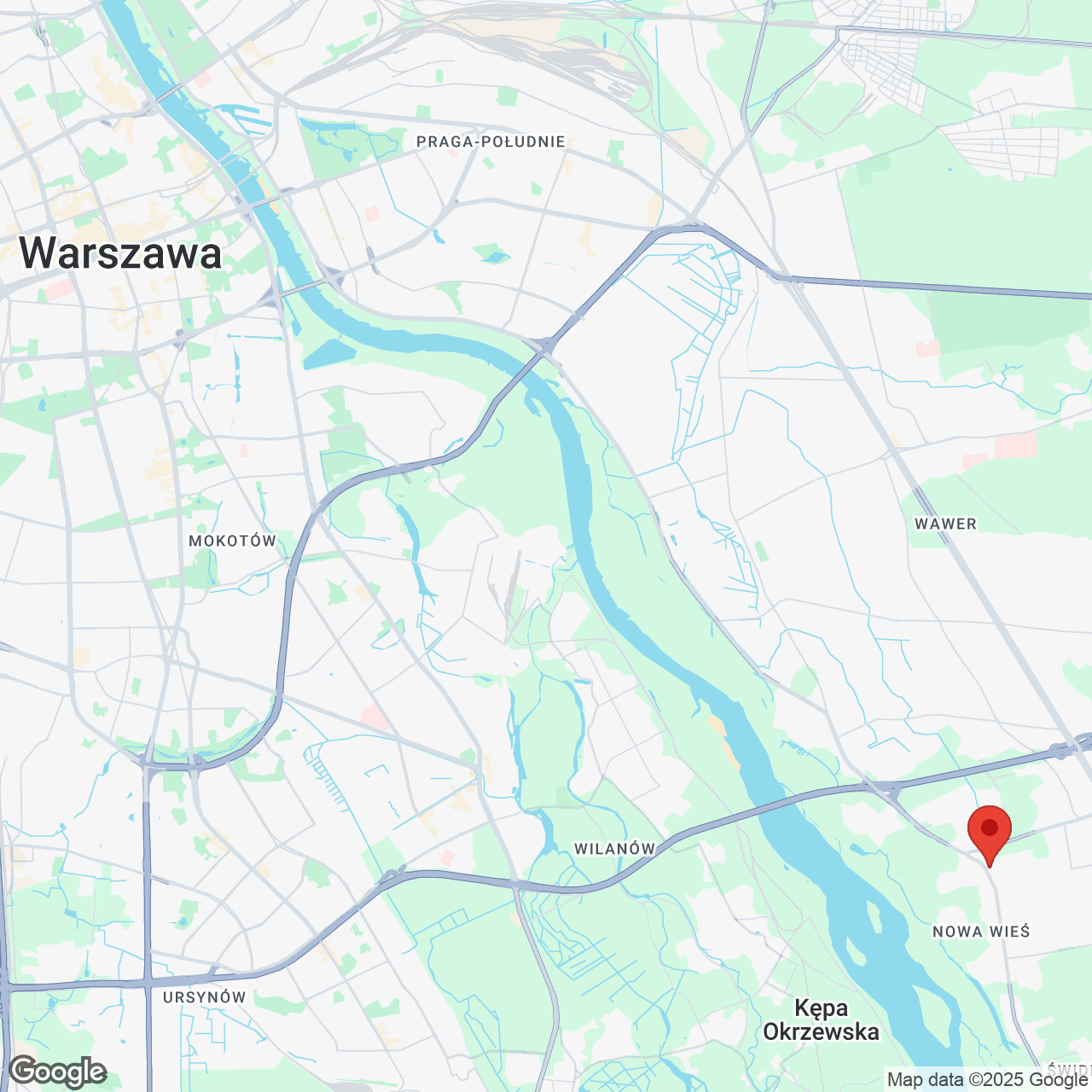 Mapa lokaliacji Apartamenty Zielona Dąbrówka