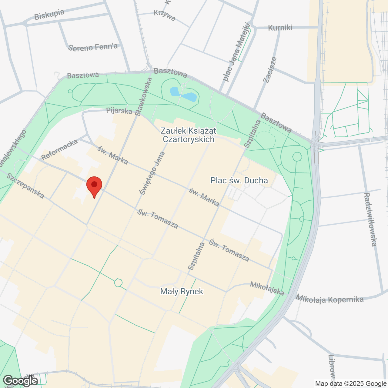 Mapa lokaliacji Proste Kąty
