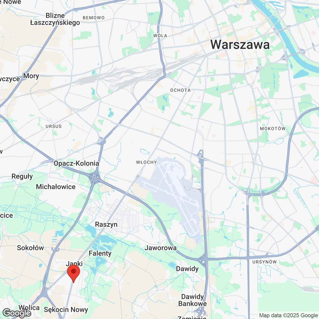 Mapa lokaliacji Spokojna Wólka