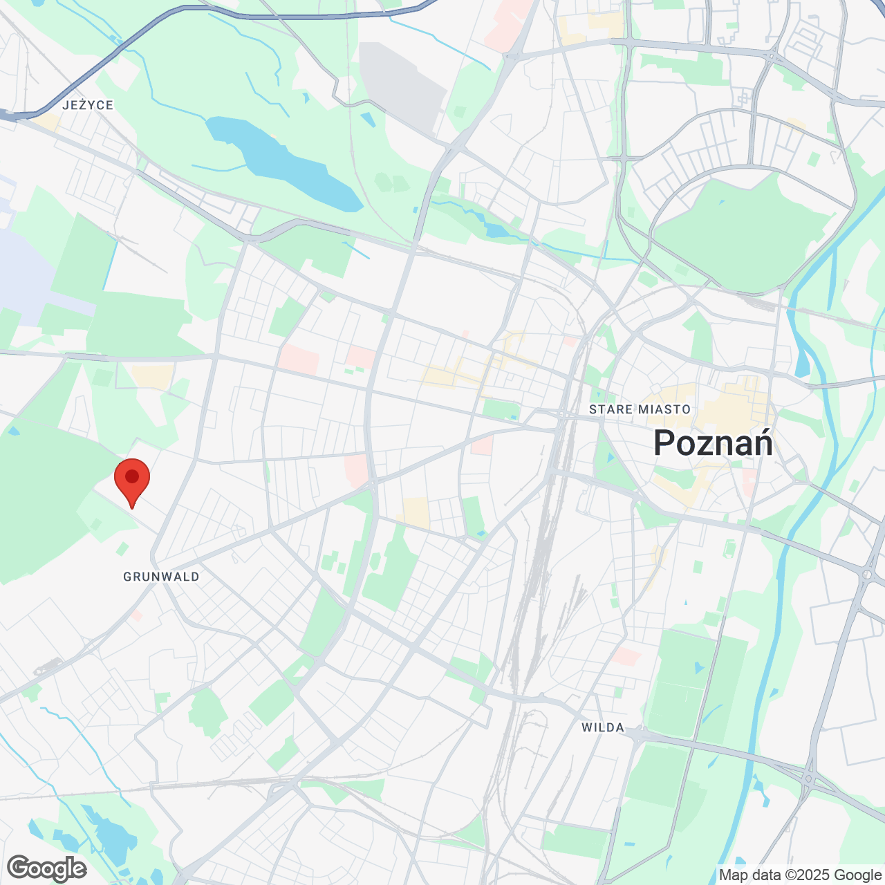Mapa lokaliacji Osiedle Zagajnik