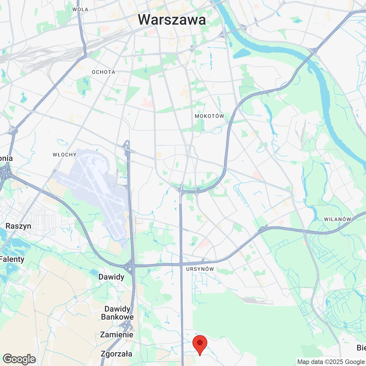 Mapa lokaliacji Frame Wille Miejskie - domy