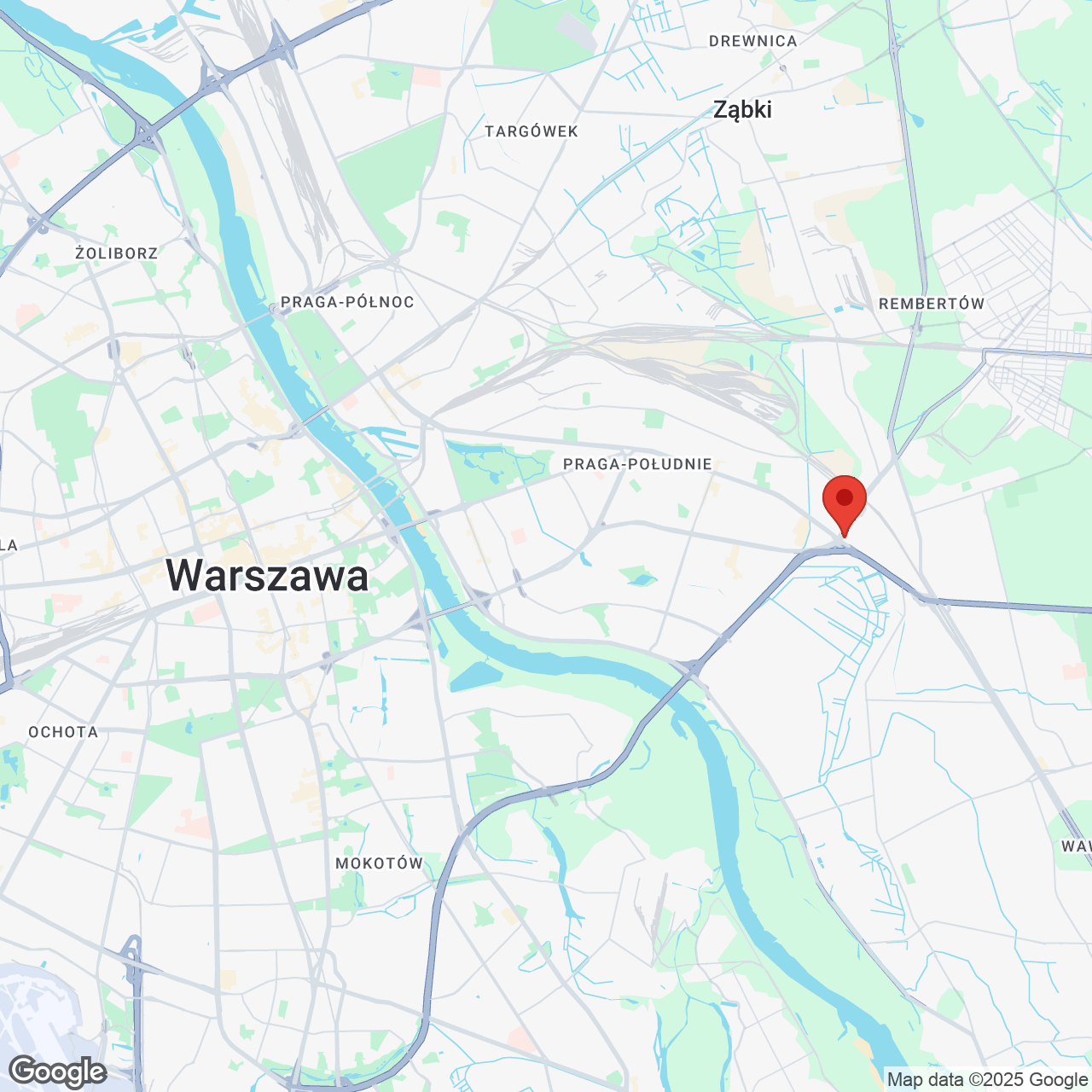 Mapa lokaliacji Vista Wawer