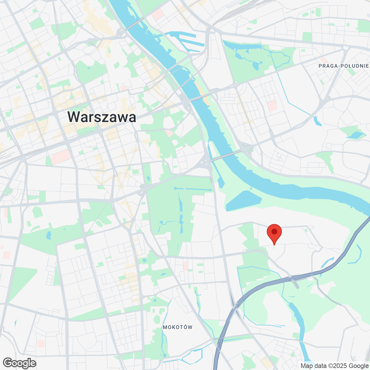 Mapa lokaliacji Wiślany Mokotów VIII