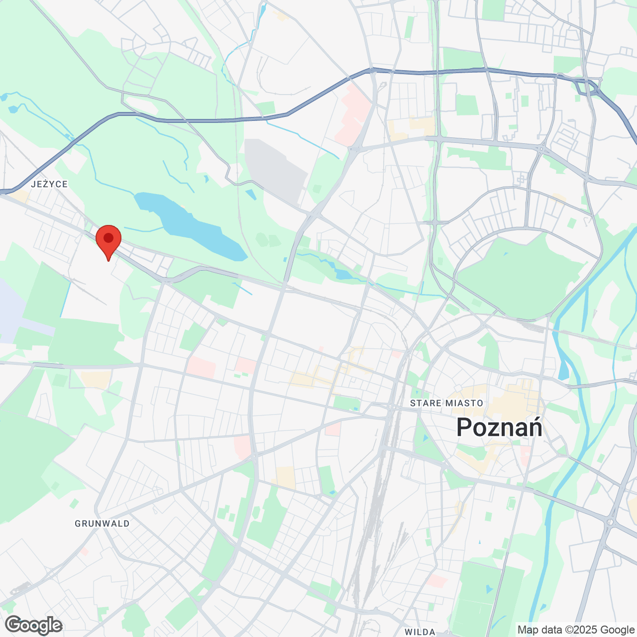 Mapa lokaliacji Os. Lotnictwa Polskiego 12
