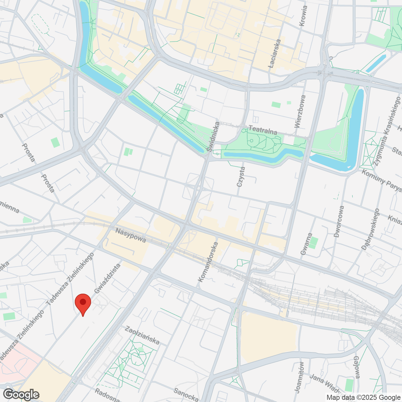 Mapa lokaliacji Nowe Centrum Południowe