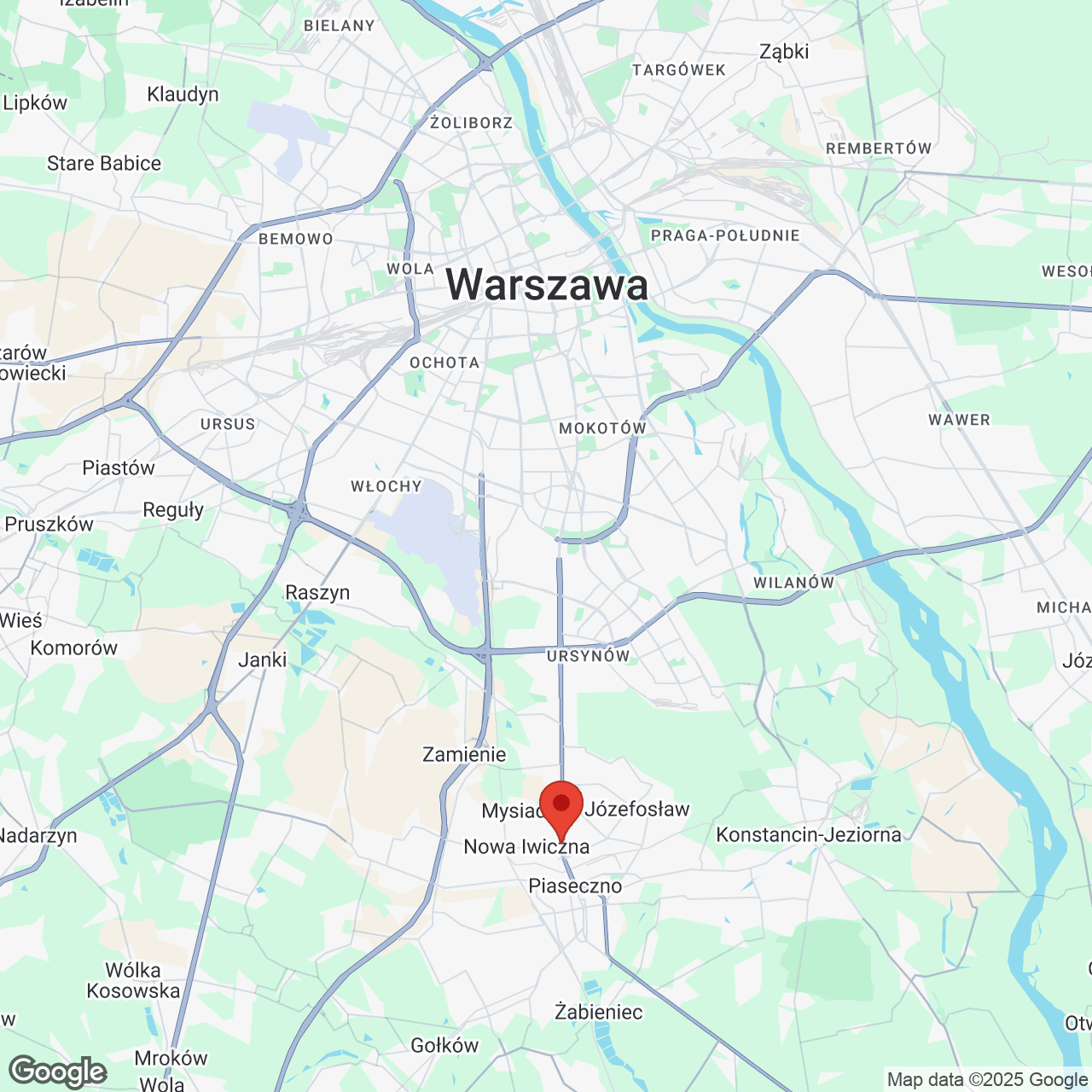 Mapa lokaliacji Nove Piaseczno 2