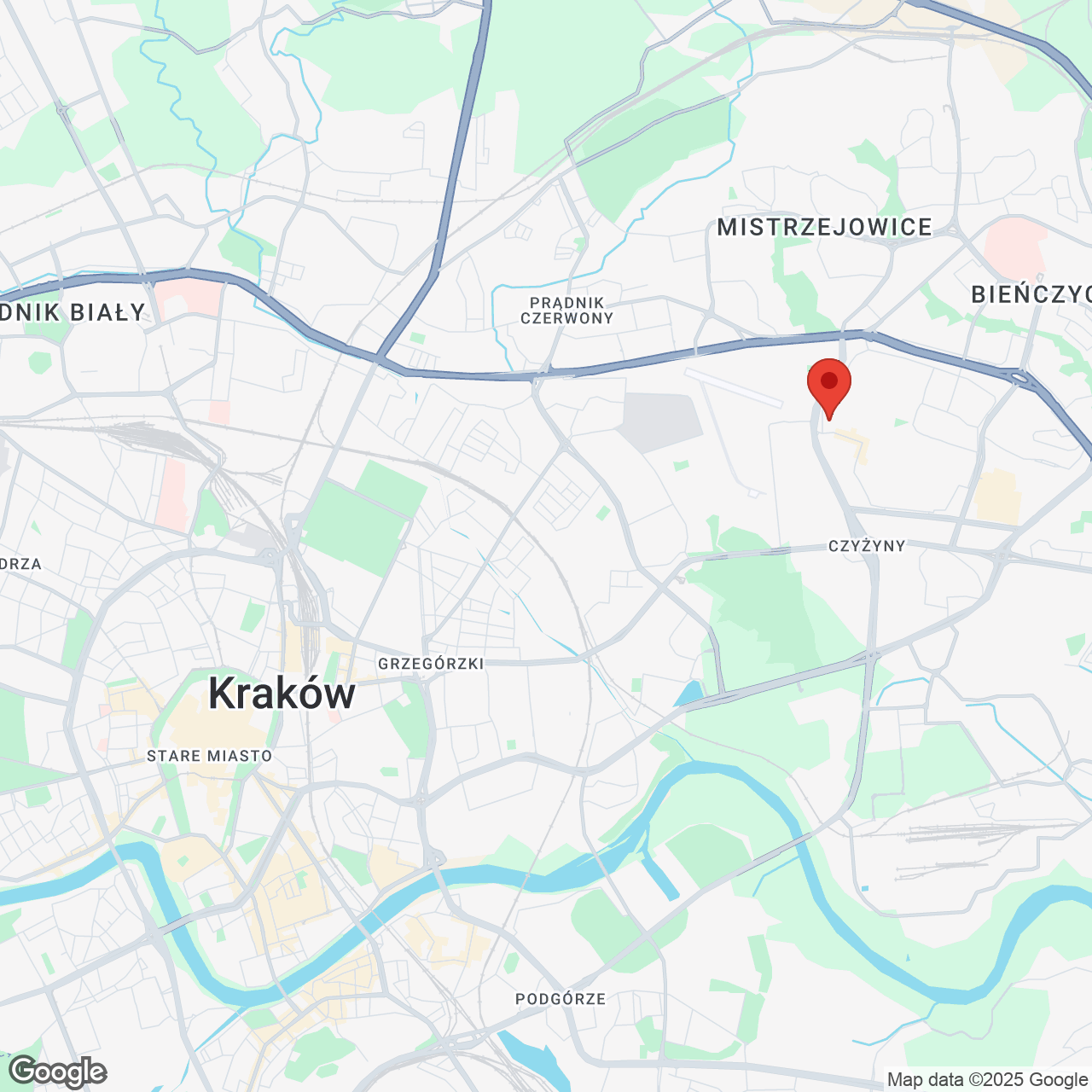 Mapa lokaliacji Osiedle Dolina Prądnika