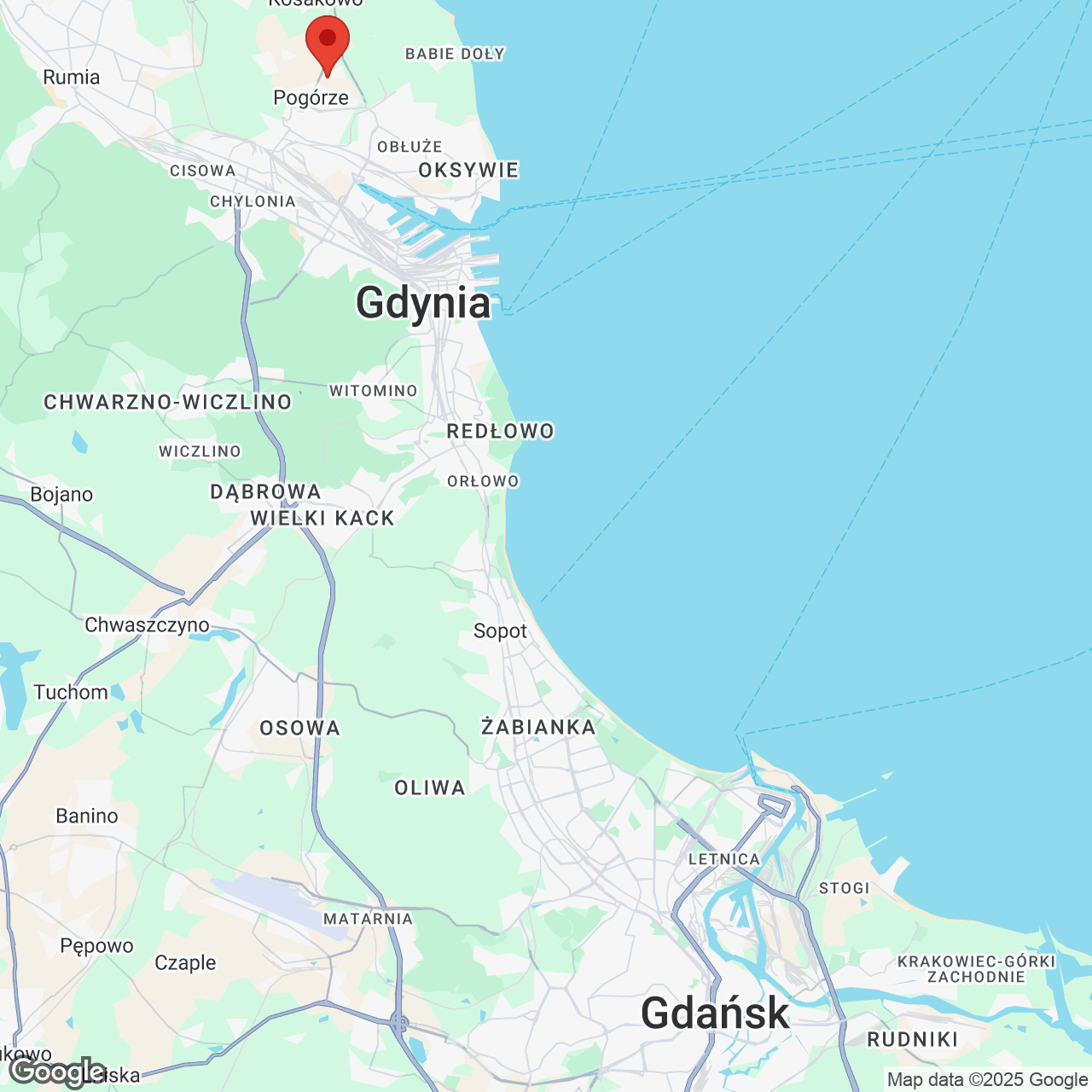 Mapa lokaliacji Aleja Wiśniowa Pogórze