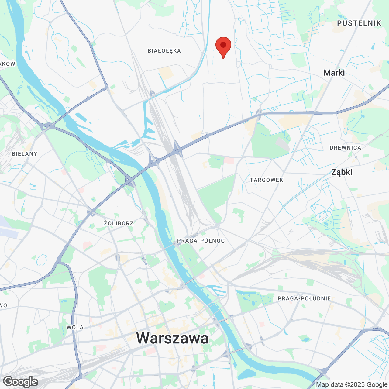 Mapa lokaliacji Miasteczko Brzeziny II