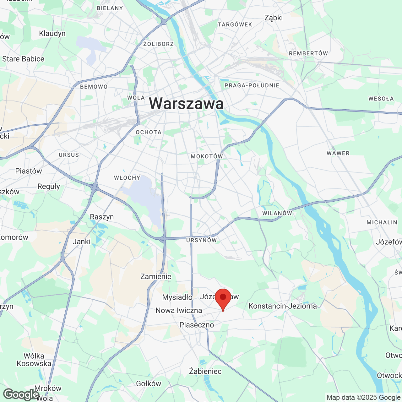 Mapa lokaliacji Miasteczko Julianów