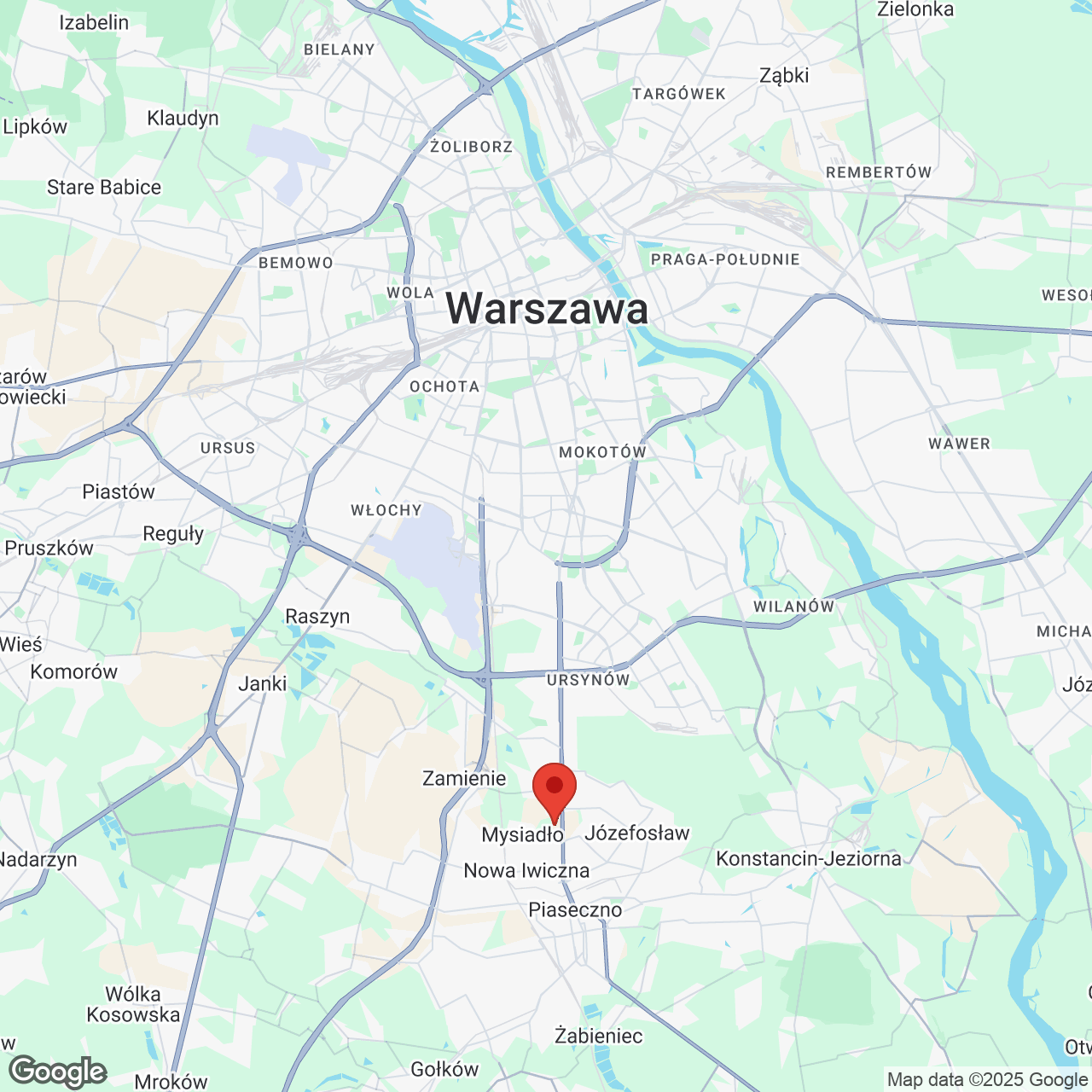 Mapa lokaliacji Miasto Polskich Mistrzów Olimpijskich