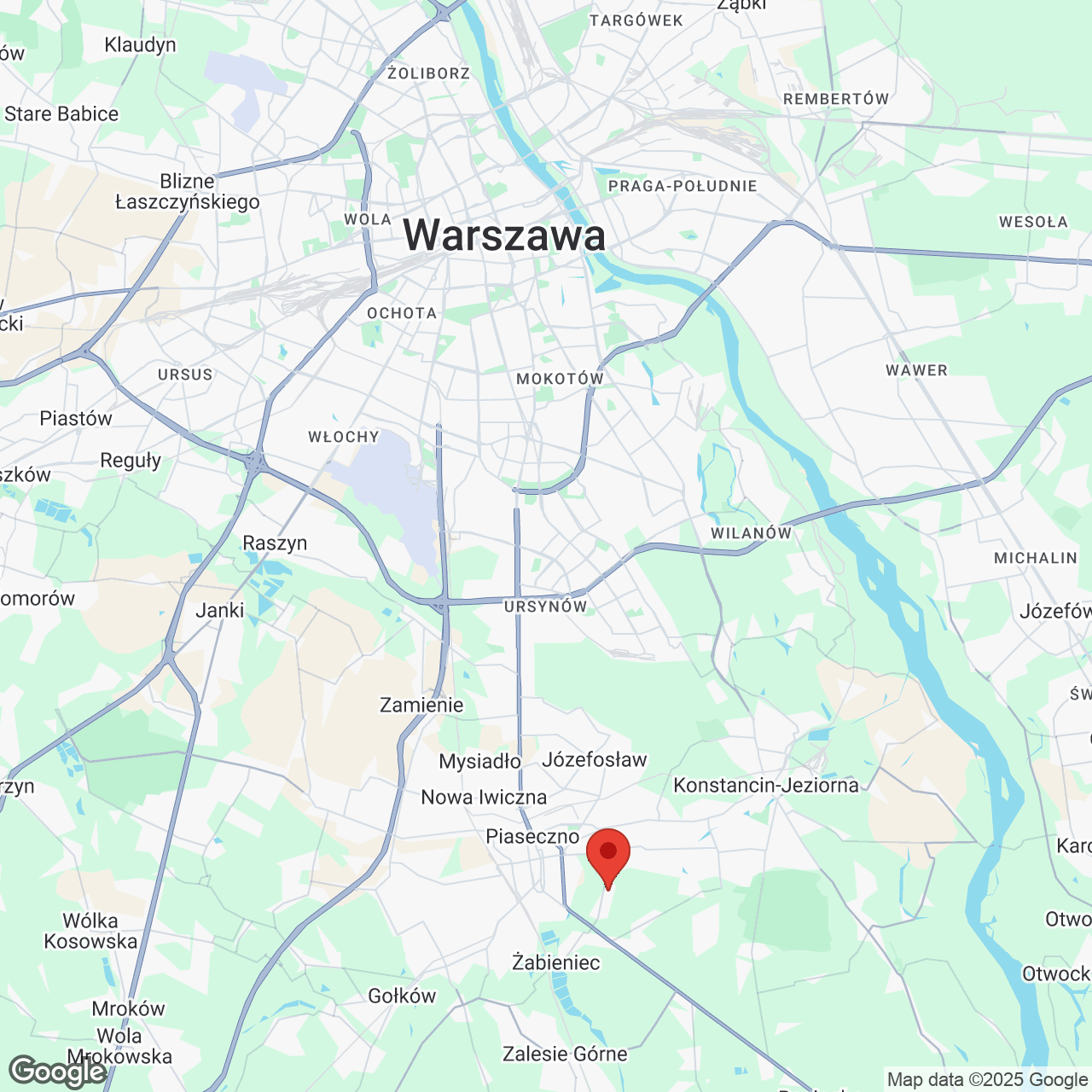 Mapa lokaliacji Willa Siedliska
