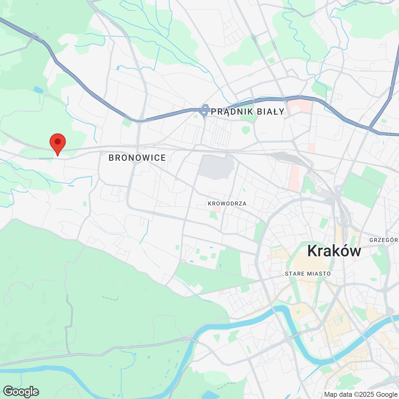 Mapa lokaliacji Pod Orłem