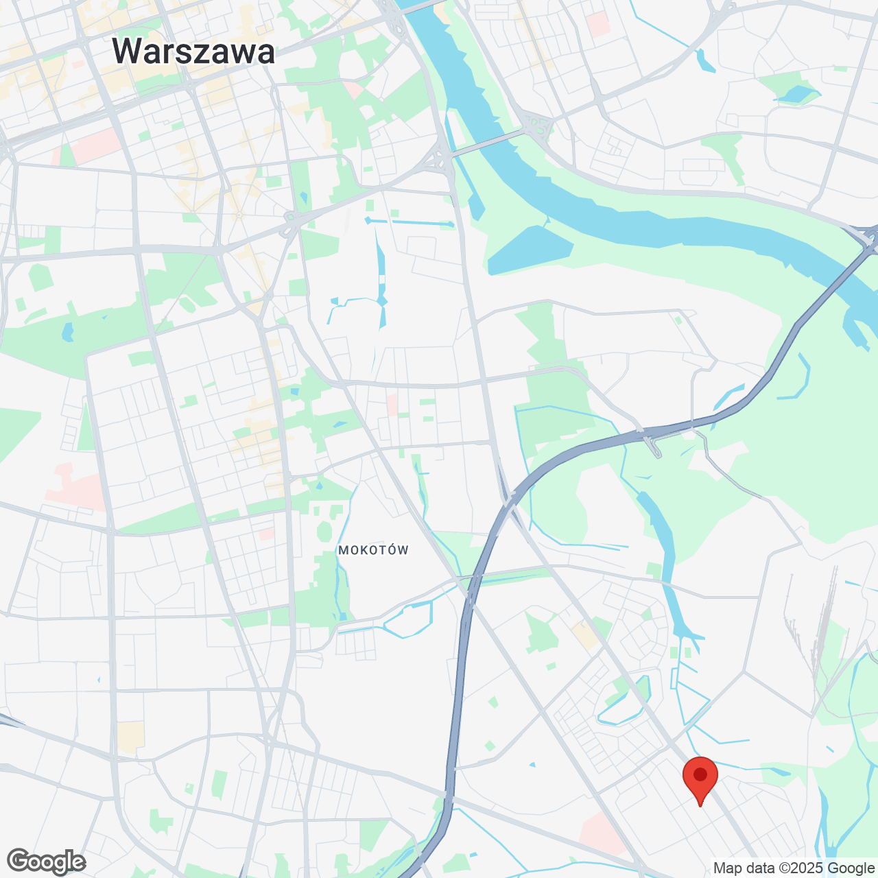 Mapa lokaliacji Oaza Kosmatki