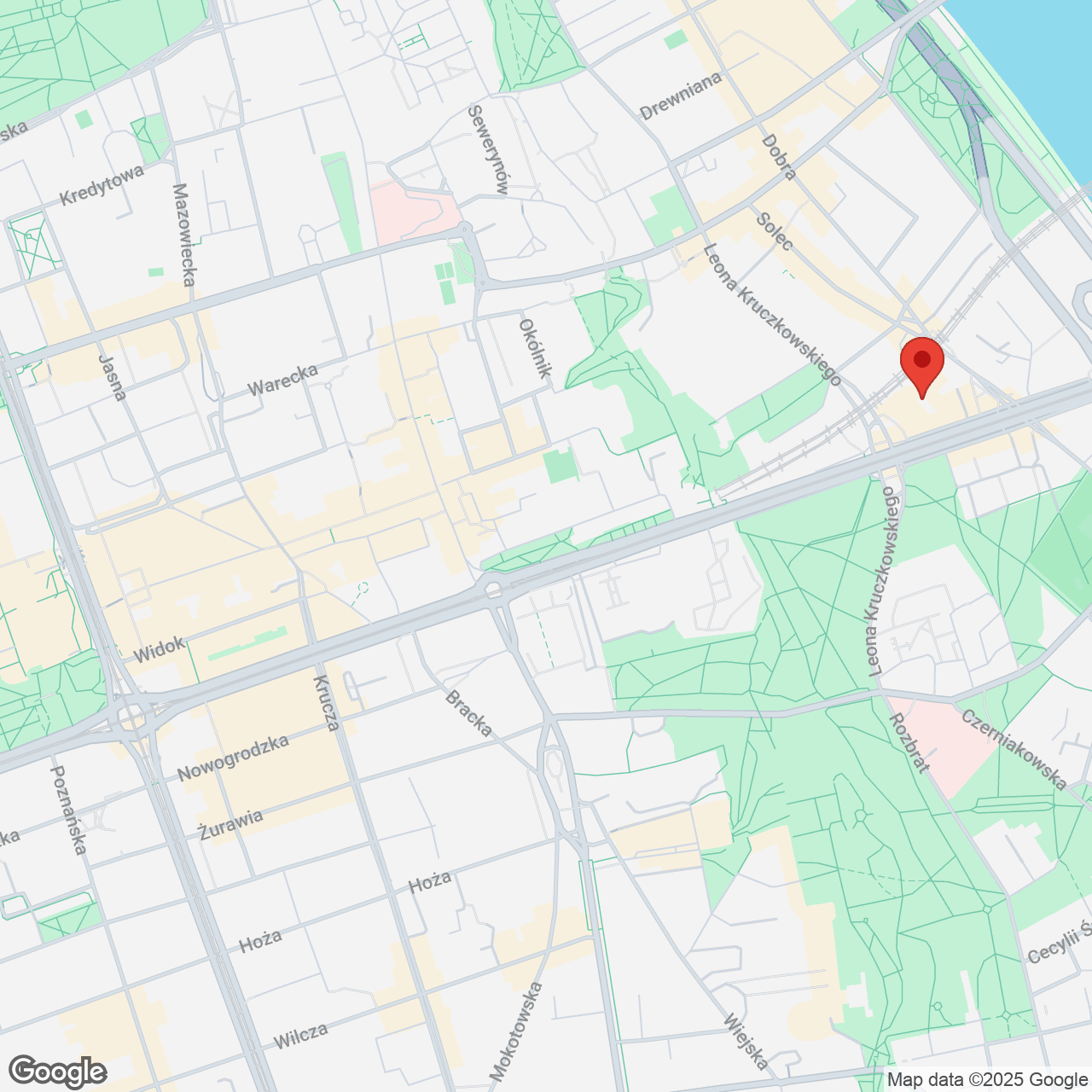Mapa lokaliacji Nowy Wawer