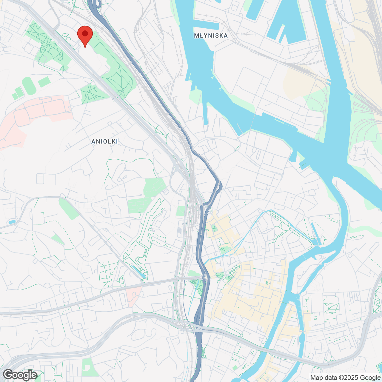 Mapa lokaliacji Leśna Góra