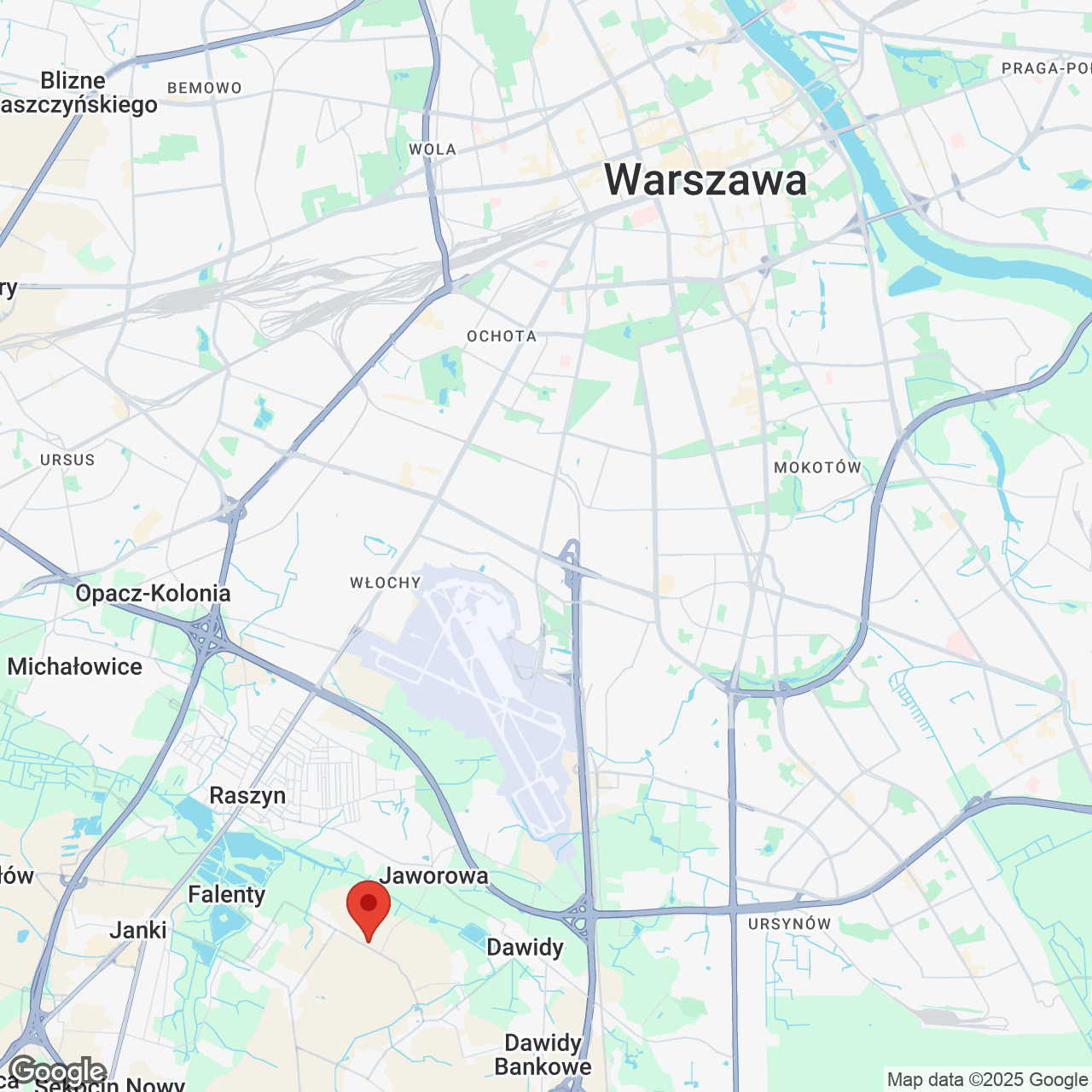 Mapa lokaliacji Dzielnica Hrabska