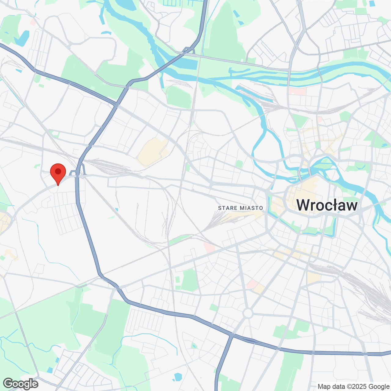 Mapa lokaliacji Leśnica