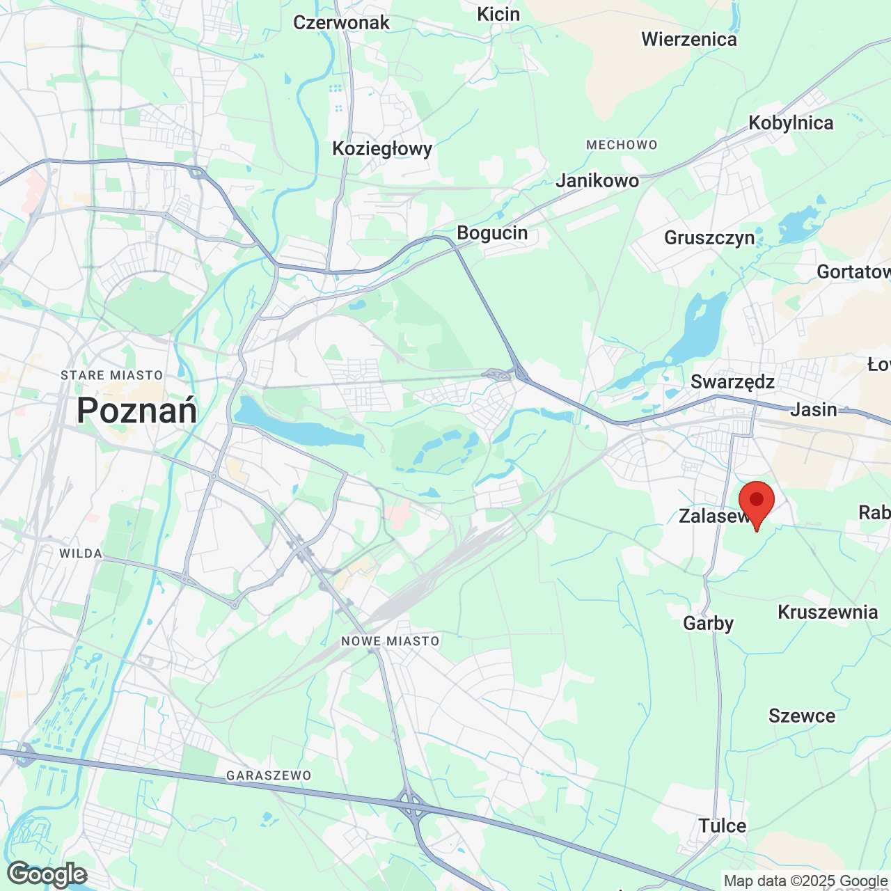 Mapa lokaliacji Projekt Zalasewo - bliźniak