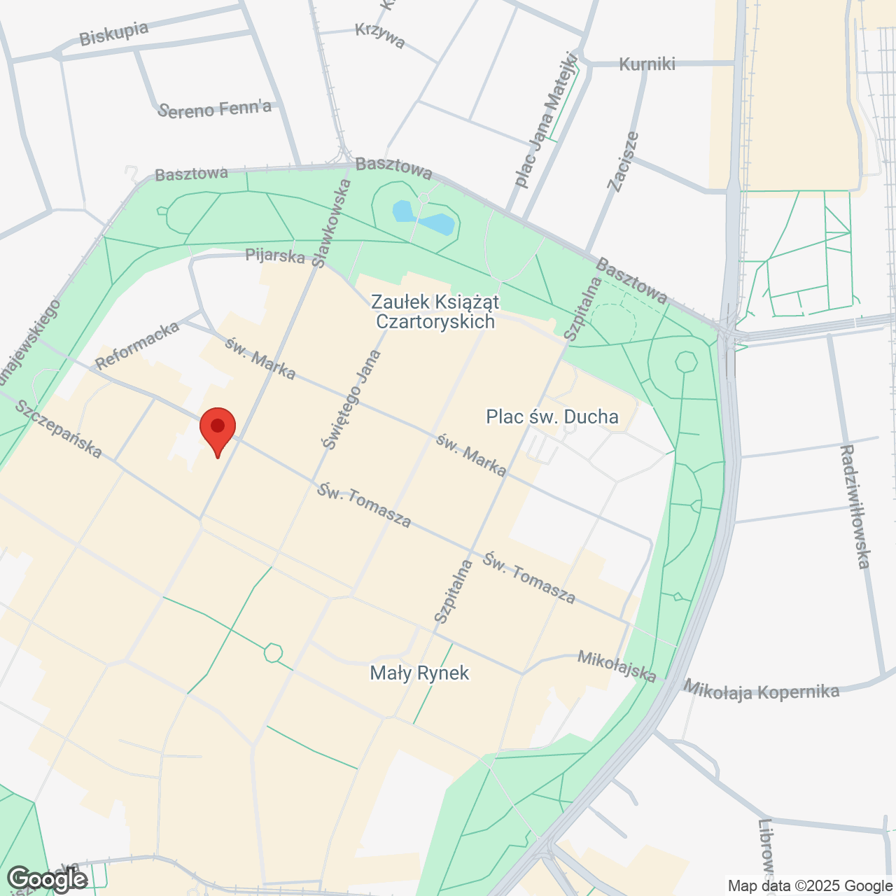 Mapa lokaliacji Skałka Residence