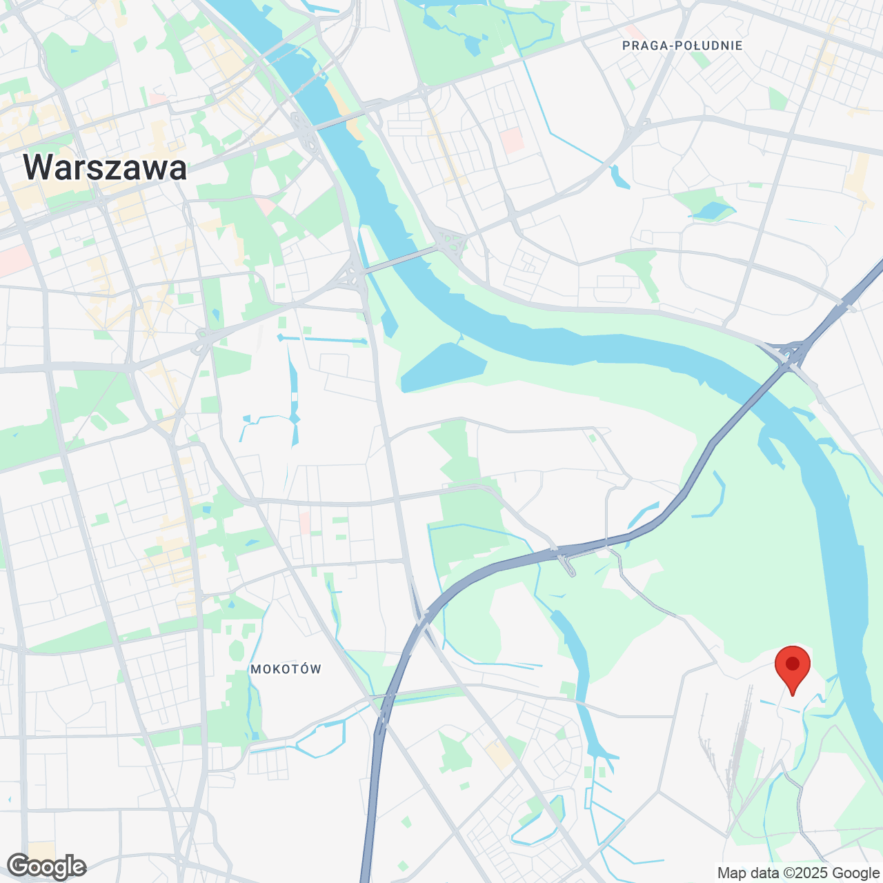 Mapa lokaliacji Wilanowska Przystań