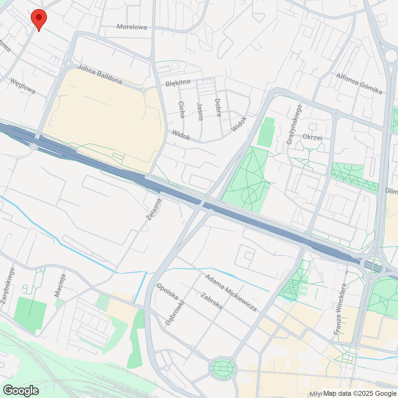 Mapa lokaliacji Dębowa 45