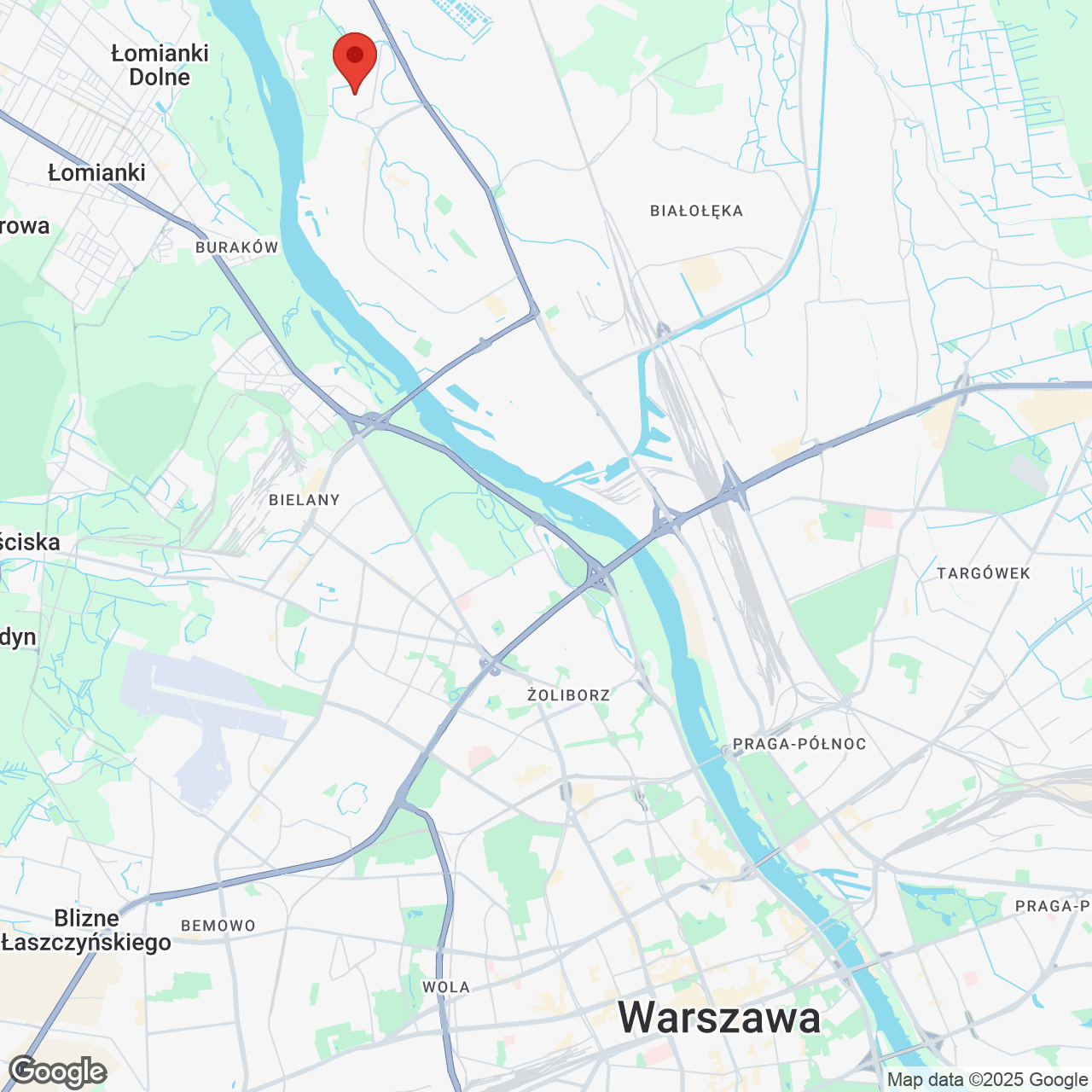 Mapa lokaliacji Zbytki