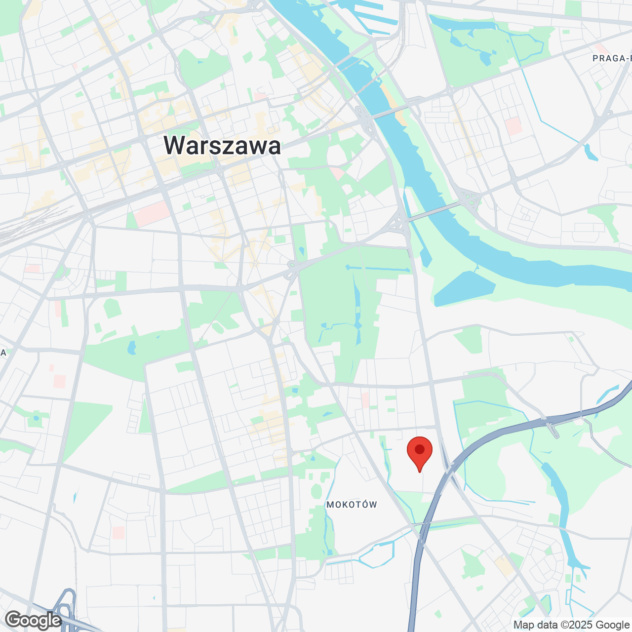 Mapa lokaliacji Kadetów Las