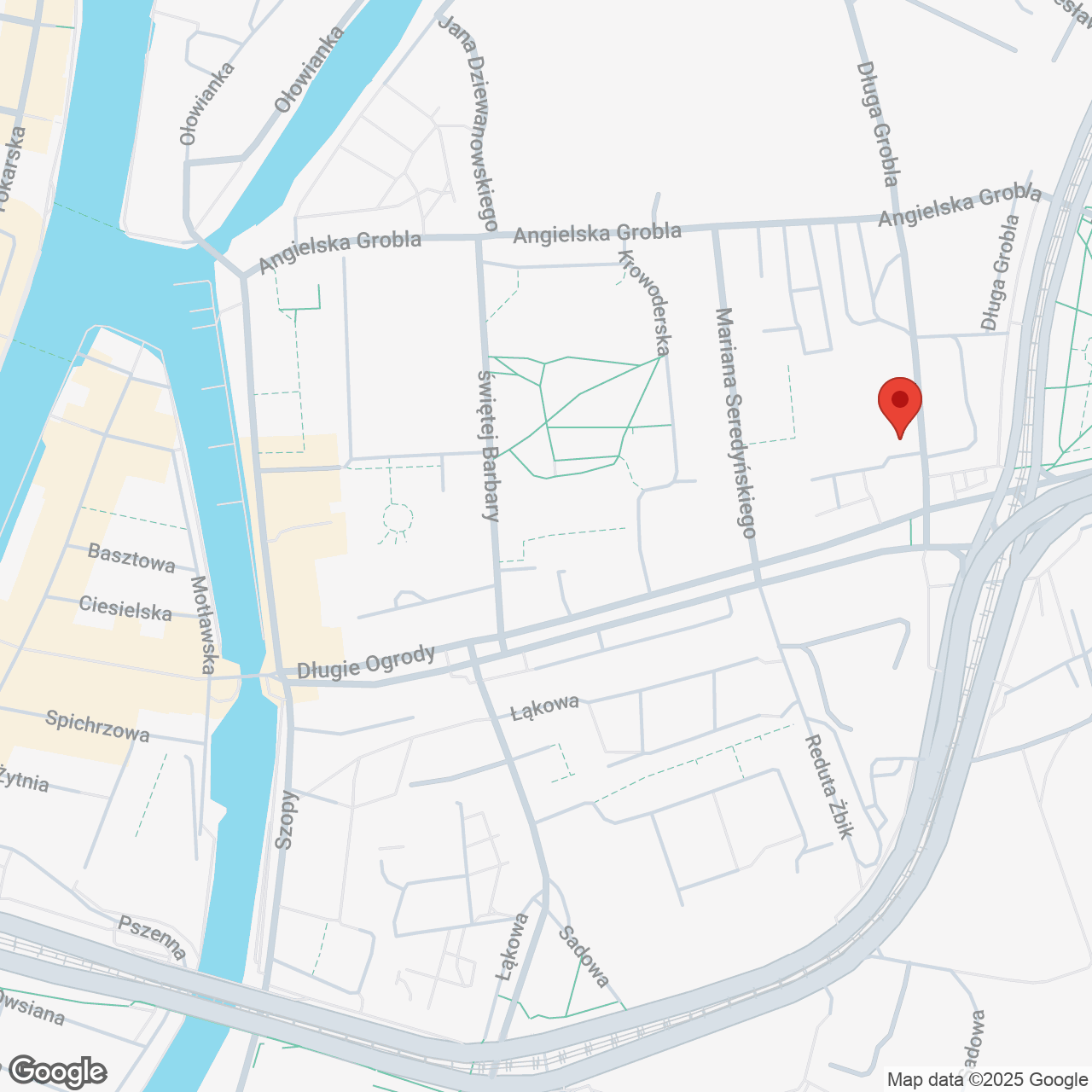 Mapa lokaliacji Przystań Sobieszewo