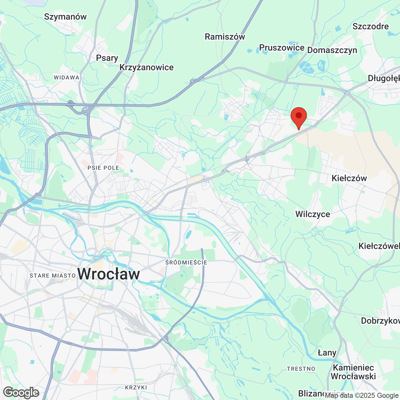 Mapa lokaliacji Osiedle Startowe
