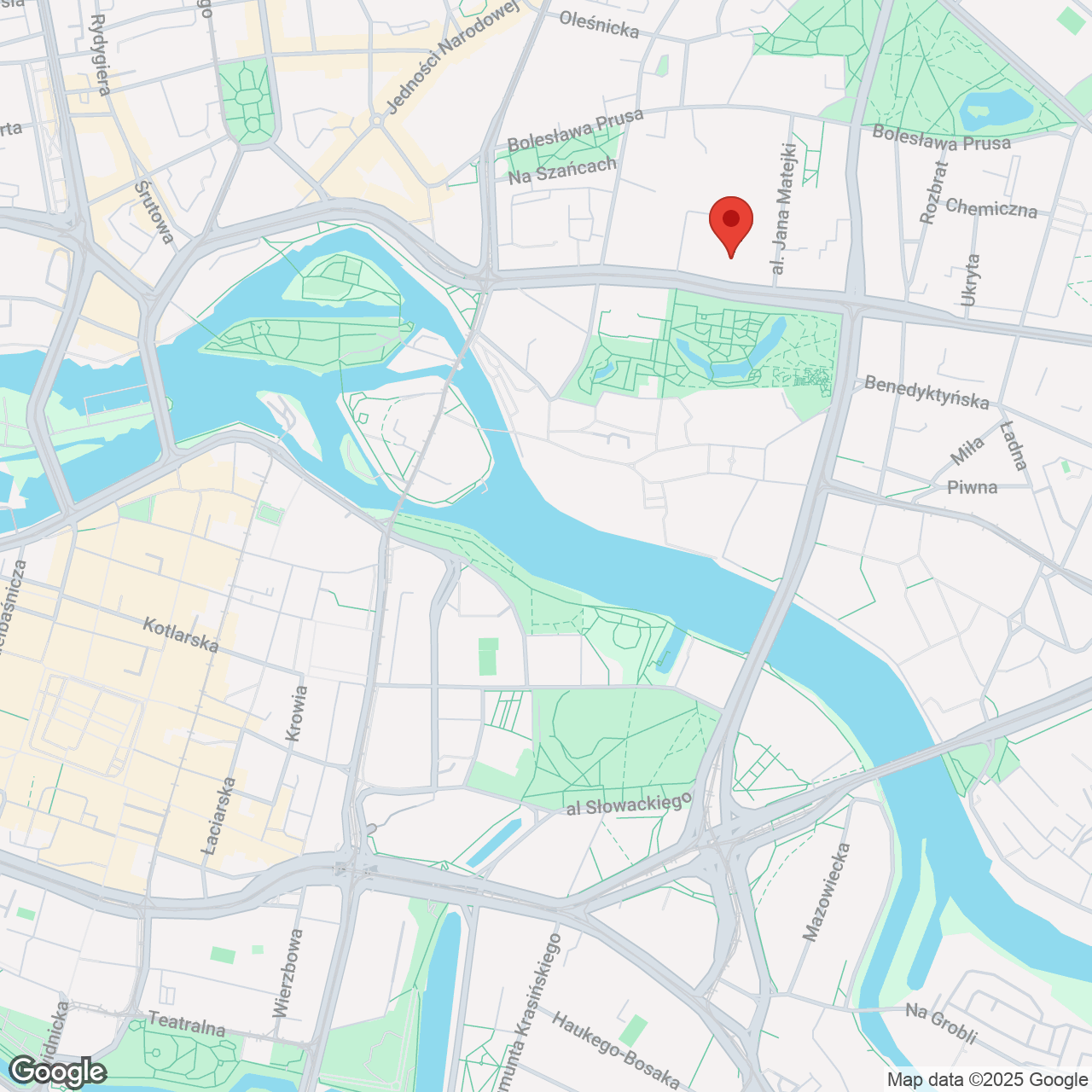 Mapa lokaliacji Fokus Bielany