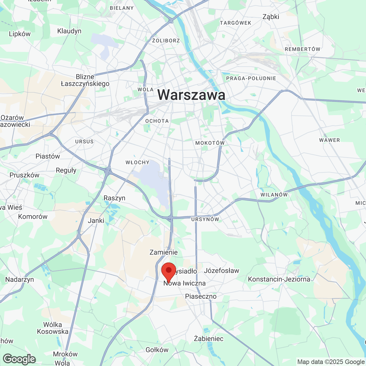 Mapa lokaliacji Zielono Mi 2