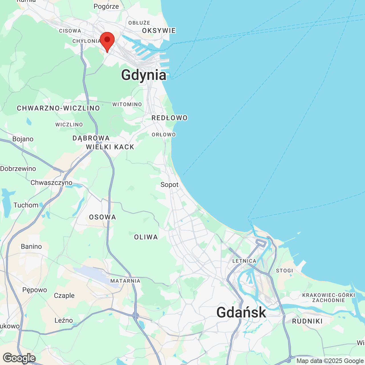 Mapa lokaliacji Kopernika 71