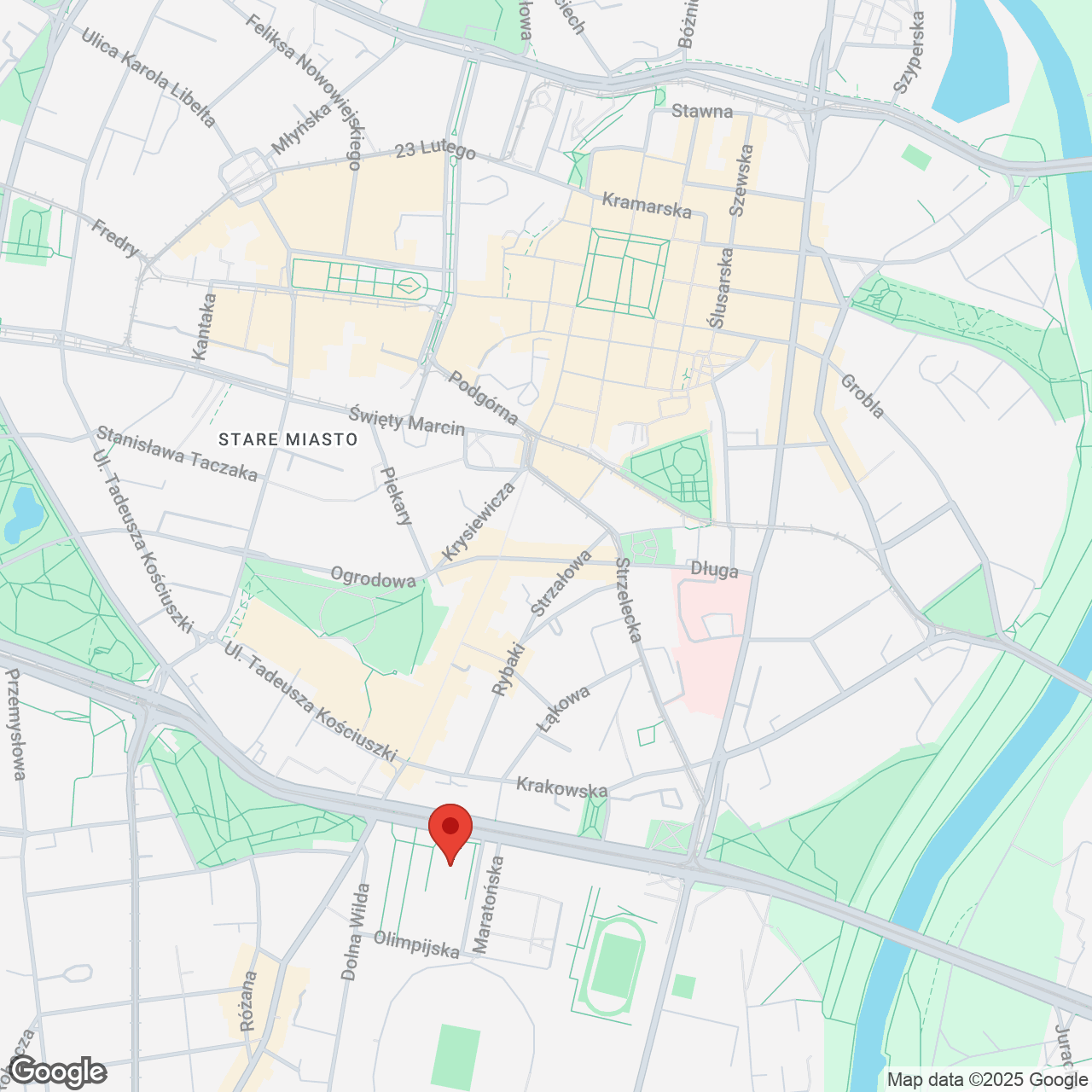 Mapa lokaliacji Ptasia Vita