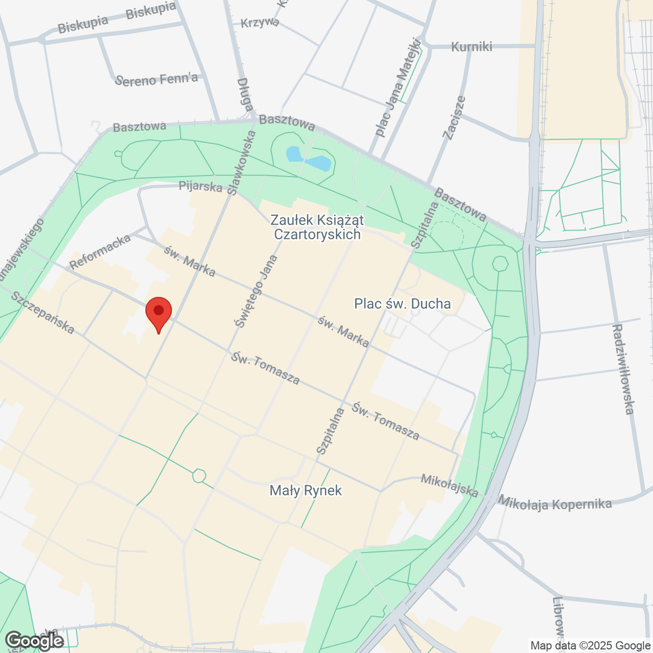 Mapa lokaliacji Malborska 151