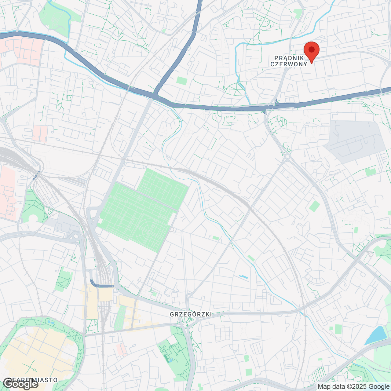 Mapa lokaliacji Badurskiego 7