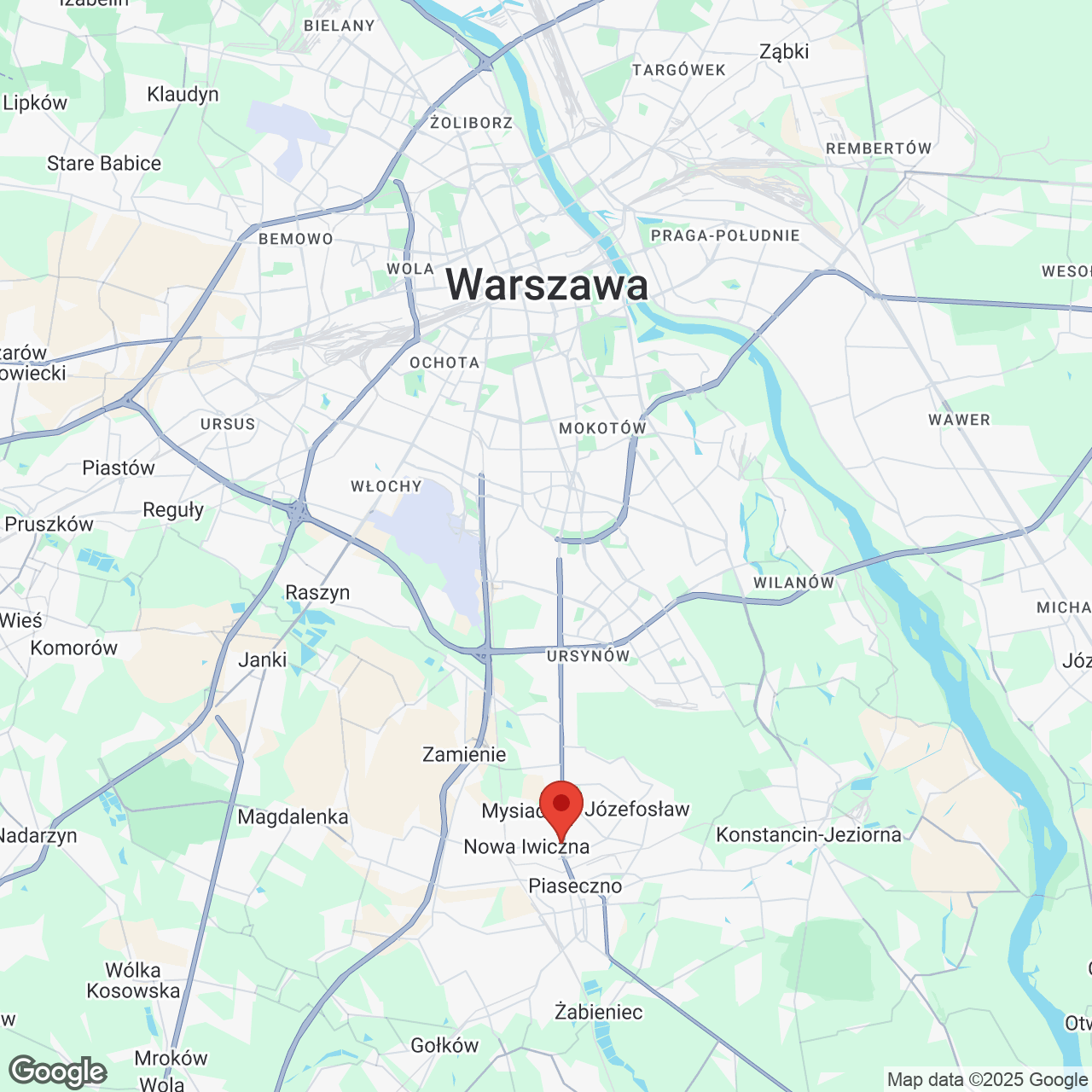 Mapa lokaliacji Nove Piaseczno Grande