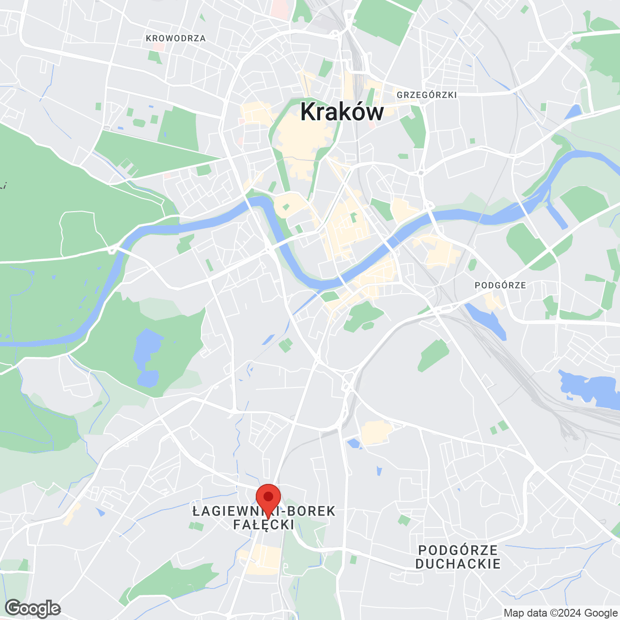 Mapa lokaliacji Piano House Kraków